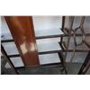 Image 9 : ANTIQUE DISPLAY CABINET WITH BALL AND CLAW FEET
