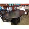Image 2 : NEW HOME ELEGANCE PUB HEIGHT TABLE AND 2 NEW WHITE LEATHER AND CHROME STOOLS - RETAIL $1899