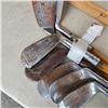 Image 8 : VINTAGE SUPERIOR OVEN/STOVE WORKING WITH ANTIQUE GOLF CLUBS LEFT AND RIGHT WITH BOW