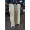Image 1 : WHITE ROOM DIVIDER - 68 INCHES TALL X 3 FOOT WIDE