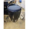 Image 2 : SMALL BALCK STOOL AND 2 DRAWER ENDTABLE