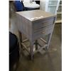 Image 3 : SMALL BALCK STOOL AND 2 DRAWER ENDTABLE