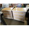 Image 1 : PAIR OF 3 DRAWER NIGHTSTANDS - MADE IN ITALY
