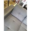 Image 8 : HOME ELEGANCE REVERSIBLE SECTIONAL WITH PULLOUT SLEEPER GREY FABRIC - RETAIL $2899