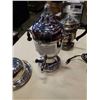 Image 8 : 2 COFFEE PERCULATORS AND SUGAR BOWL WITH SPOON