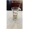 Image 8 : 7 HAND DECORATED GLASSES