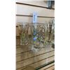 Image 9 : 7 HAND DECORATED GLASSES