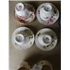 Image 8 : 5 ANTIQUE CHINA CUPS AND SAUCERS AND CREAM AND SUGAR