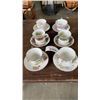 Image 1 : 6 ANTIQUE CHINA CUPS AND SAUCERS