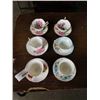 Image 1 : 6 ANTIQUE CHINA CUPS AND SAUCERS