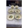 Image 1 : BUNNYKINS ROYAL DOULTON BONE CHINA - 3 BOWLS, PLATE AND 2 MUGS