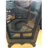 Image 2 : METAL AND GLASS CANDLE LANTERN 31 INCHES TALL