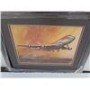 Image 2 : Boeing 747 CP air by Banks - overall size 21 1/2 inches x 17 1/2 inches