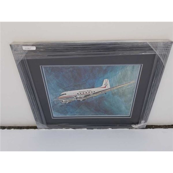 Douglas DC-3 CPA by Banks - overall size 21 1/2 inches x 17 1/2 inches