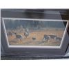 Image 2 : Limited edition print sorting out the neighbor's cattle by John Schnurrenberger signed and numbered 