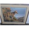 Image 2 : Limited edition print evening calm coyote by Jorge j Mayol signed and numbered - overall size 42 inc