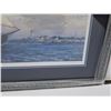 Image 3 : Limited edition print blue nose Ship by James Kerstead signed and numbered - overall size 37 inches 