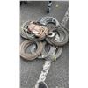 Image 1 : COILS OF AIRCRAFT BRAIDED CABLE AND CABLE PULLER