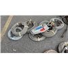 Image 1 : COILS OF AIRCRAFT BRAIDED CABLE AND CABLE PULLER
