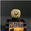 Image 1 : PITTSBURGH PENGUINS N.H.L 1991 "LEMIEUX" CHAMPIONSHIP REPLICA RING (ref800)