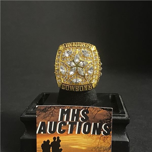 DALLAS COWBOYS N.F.L 1995 "AIKMAN" CHAMPIONSHIP REPLICA RING (ref795)