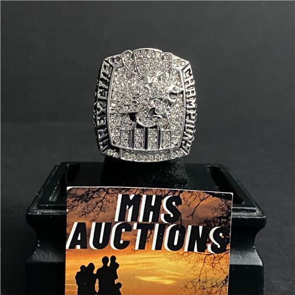 B.C LIONS C.F.L 2011 "LULAY" CHAMPIONSHIP REPLICA RING (ref894)