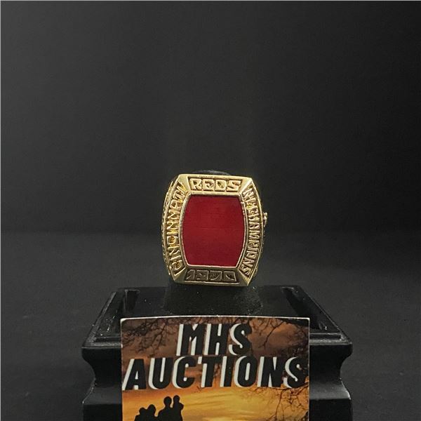 CINCINATTI REDS M.L.B 1970 "BENCH" N.L CHAMPIONSHIP REPLICA RING (ref1284)