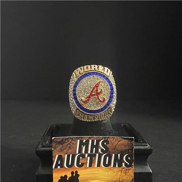 ATLANTA BRAVES M.L.B 2021 "SOLER" WORLD SERIES CHAMPIONSHIP REPLICA RING (ref1286)