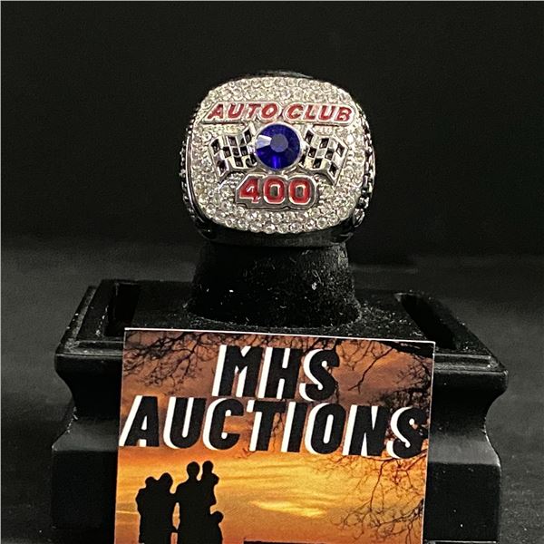 AUTO CLUB 400   NASCAR  CHAMPIONSHIP REPLICA RING (ref970)