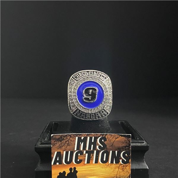 NASCAR CUP SERIES CHAMPION CHASE ELLIOT 2021  HENDRICK  CHAMPIONSHIP REPLICA RING (ref1281)