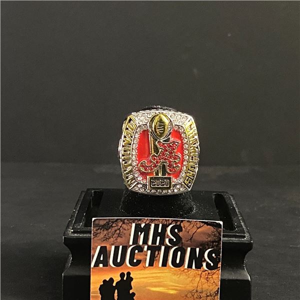 ALABAMA CRIMSON TIDE 2020 "SMITH" CHAMPIONSHIP REPLICA RING (ref360)