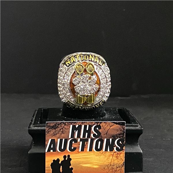 CLEMSON TIGERS CHAMPIONS 2019 "LAWRENCE" NATIONAL CHAMPIONSHIP REPLICA RING (ref1027)
