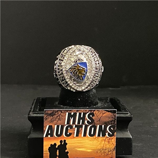 SYDNEY UNI LIONS CHAMPIONS 2016 "BEEMAN" CHAMPIONSHIP REPLICA RING (ref1087)