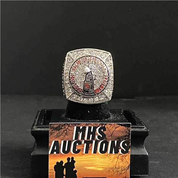 OKLAHOMA SOONERS CHAMPIONS 2017 "MAYFIELD" CHAMPIONSHIP REPLICA RING (ref1100)