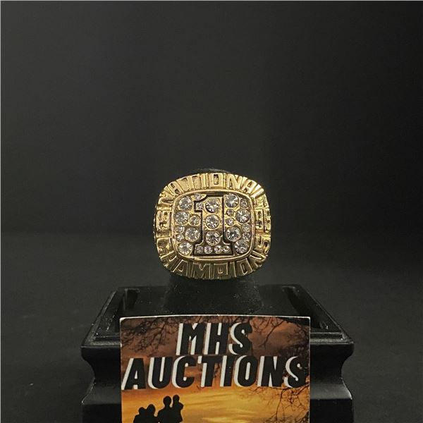 FLORIDA GATORS NATIONAL CHAMPIONS 1996 "JONES" CHAMPIONSHIP REPLICA RING (ref1305)