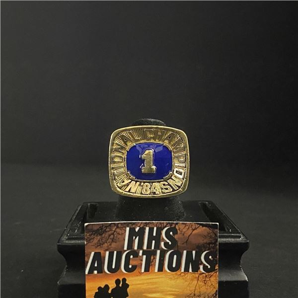 BYU COUGARS NATIONAL CHAMPIONS 1984 "HEIMULI" CHAMPIONSHIP REPLICA RING (ref1308)