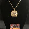 Image 1 : KANSAS CITY ROYALS 2015 M.L.B CHAMPIONSHIP NECKLACE (ref1143)