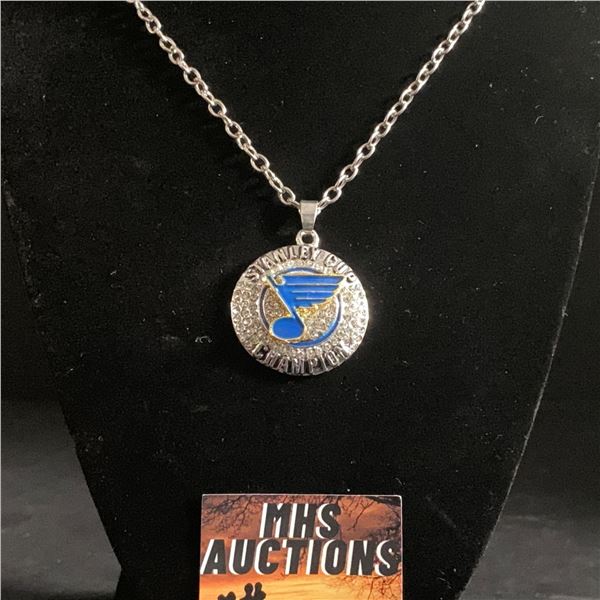 ST LOUIS BLUES 2019 N.H.L CHAMPIONSHIP NECKLACE (ref1165)