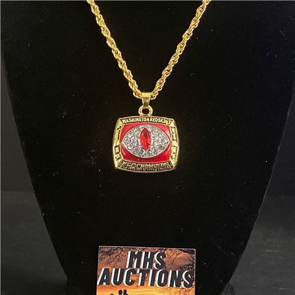 WASHINGTON REDSKINS N.F.L 1983 CHAMPIONSHIP NECKLACE (refR60)