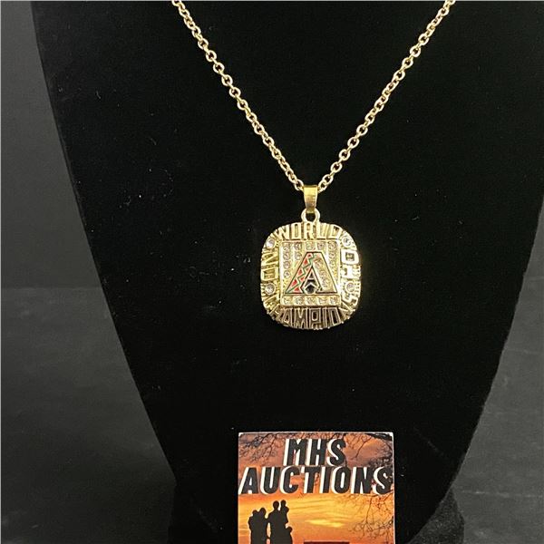 ARIZONA DIAMONDBACKS M.L.B CHAMPIONSHIP NECKLACE (ref342)