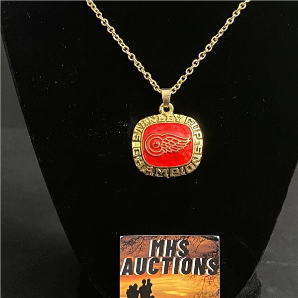 DETROIT RED WINGS N.H.L CHAMPIONSHIP NECKLACE (ref341)