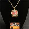 Image 1 : SAN FRANCISCO 49ERS 2010 N.F.L CHAMPIONSHIP NECKLACE (ref335)