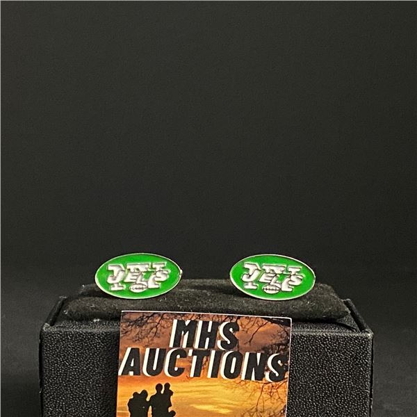 NEW YORK JETS N.F.L CUFFLINKS (ref1220)