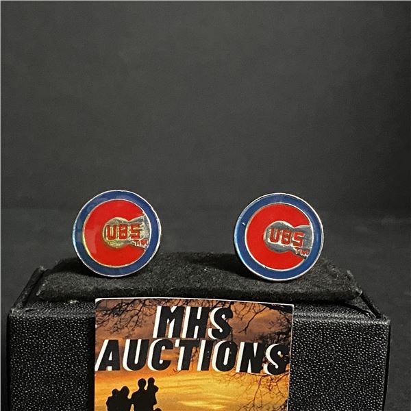 CHICAGO CUBS M.L.B CUFFLINKS (ref1246)