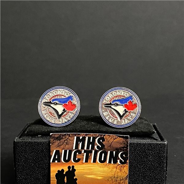 TORONTO BLUE JAYS M.L.B CUFFLINKS (ref1269)