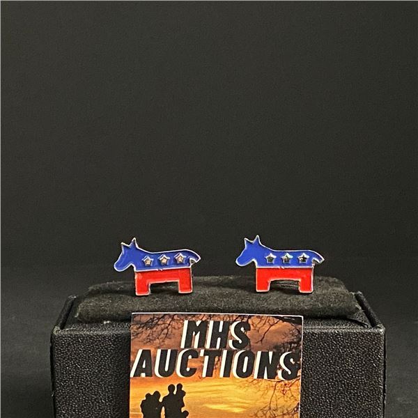 DEMOCRATIC LOGO CUFFLINKS (ref1263)