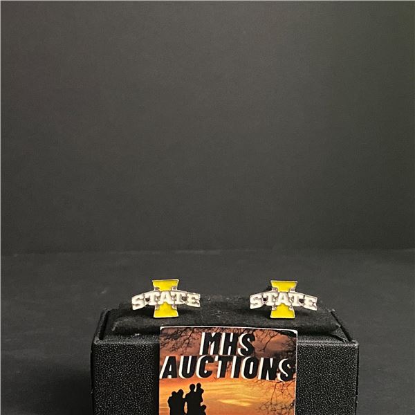 IOWA STATE CUFFLINKS (ref326)