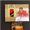Image 1 : 2015-16 FLEER SHOWCASE PATCH/AUTO KYLE BAUN HOCKEY CARD ONLY 499 MADE #393/499 (ref2641)
