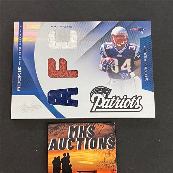 2011 PANINI STEVAN RIDLEY PATCH CARD ONLY 99 MADE #86/99 (ref2095)