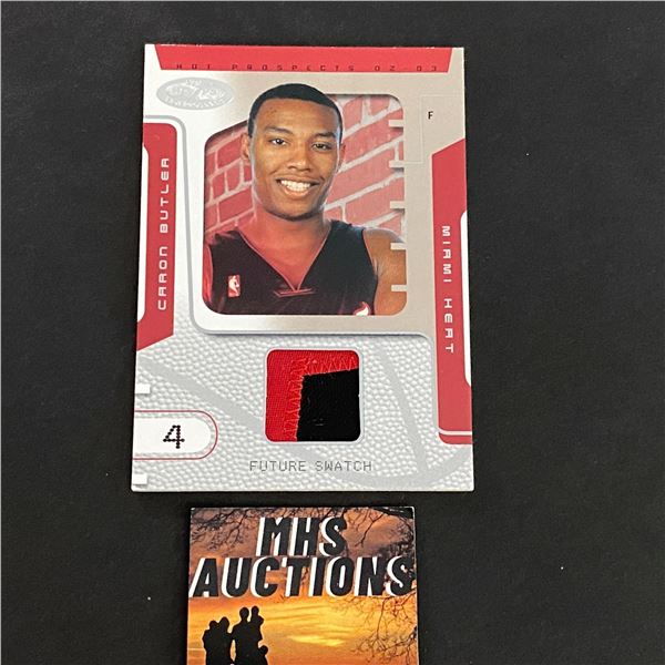 2002-03 FLEER CARON BUTLER PATCH CARD ONLY 500 MADE #356/500 (ref2105)